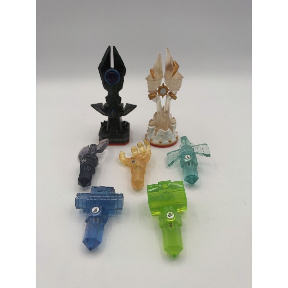 Skylanders Trap Team Light Dark Expansion Traps Lot 7 Activision Crystals Toys